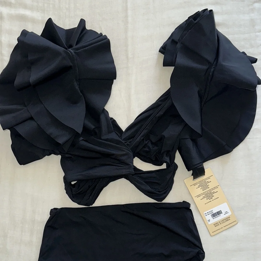 MAYGEL CORONEL Kai two pieces swimsuit  black - Picture 7 of 10